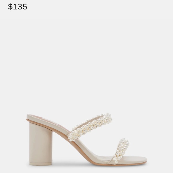 Dolce Vita Noel Pearl Heels, size 6, worn once - Picture 4 of 4